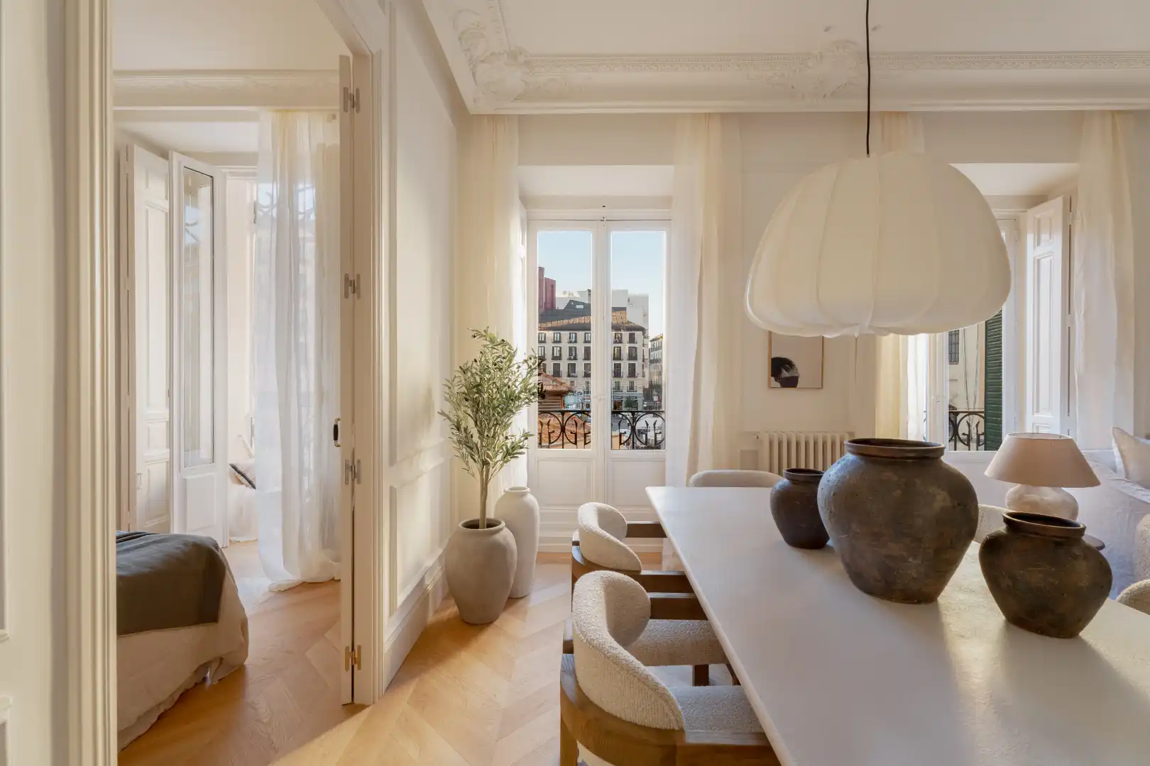 Dining room of Flat for sale in Madrid  with Air Conditioner, Heating and Parquet flooring