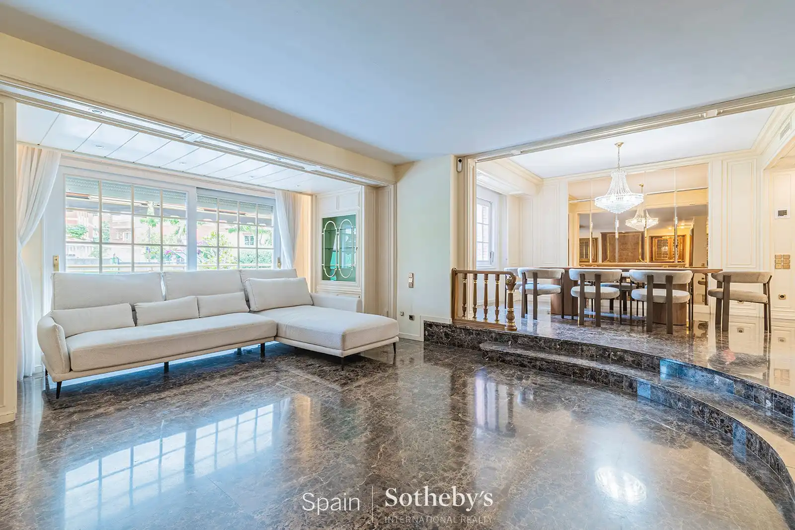 Sala de estar de Apartamento en venta en Barcelona con Aire acondicionado, Calefacción y Terraza