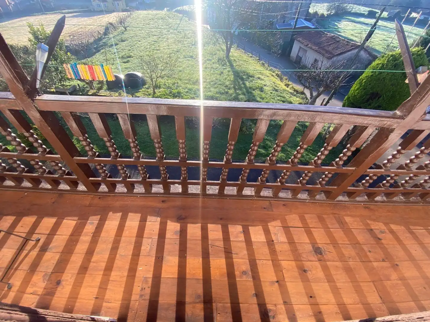 Balcony of Detached homes for sale in Hazas de Cesto  with Heating, Private garden and Terrace