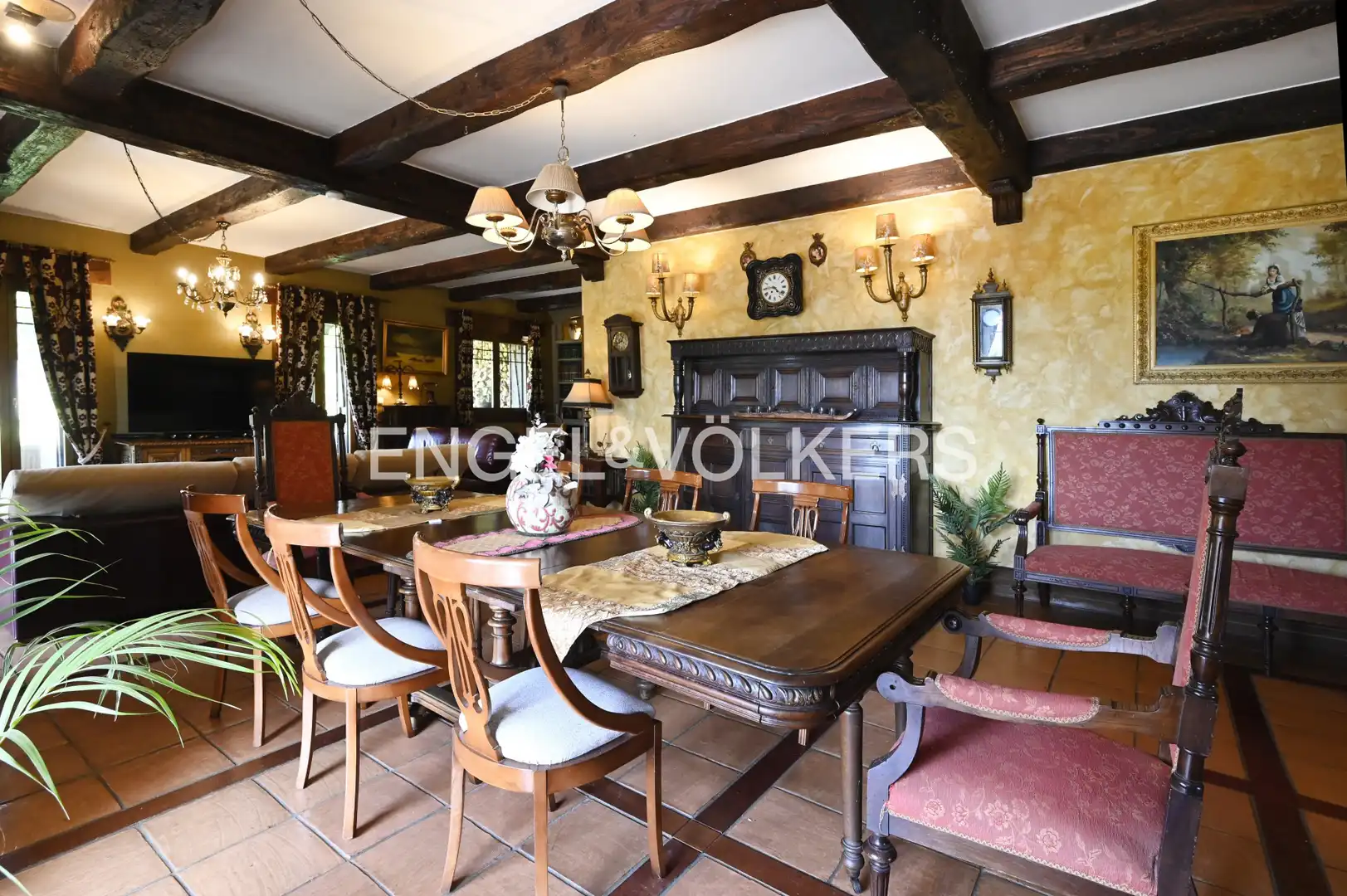 Dining room of Houses for sale in Piélagos  with Heating, Private garden and Terrace