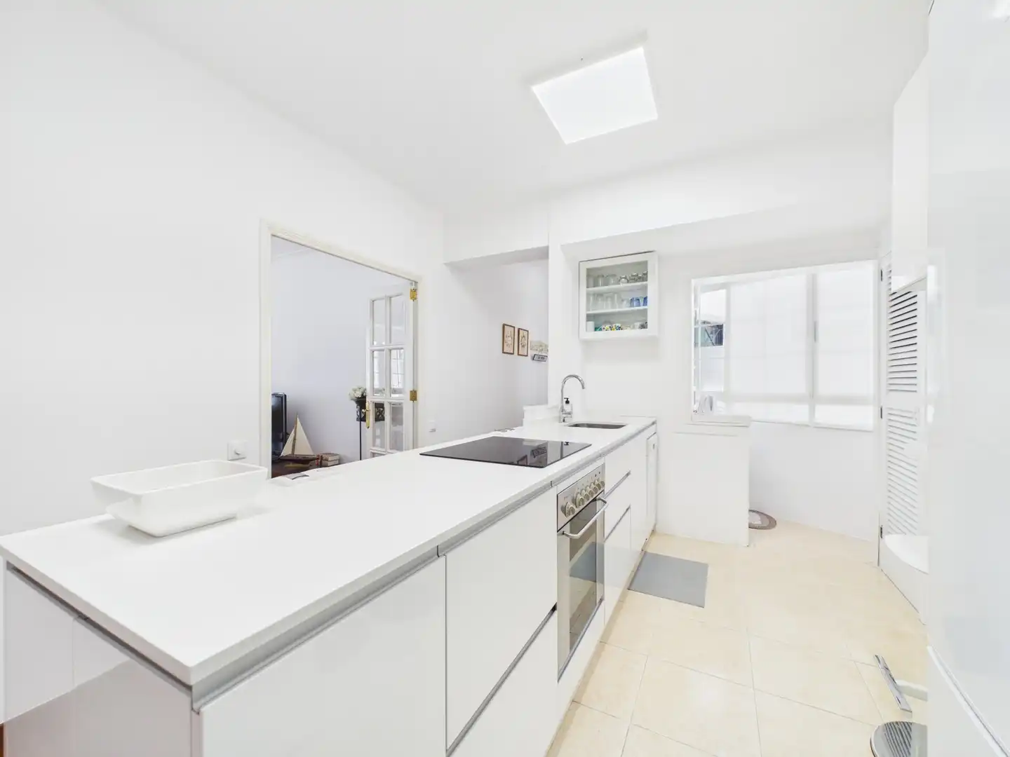 Cuina de Apartament de lloguer en  Palma de Mallorca amb Aire condicionat, Moblat i Balcó