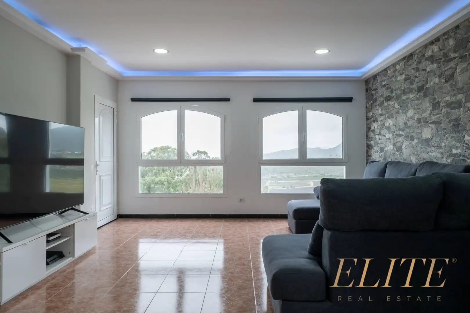 Sala d'estar de Casa adosada en venda en Las Palmas de Gran Canaria