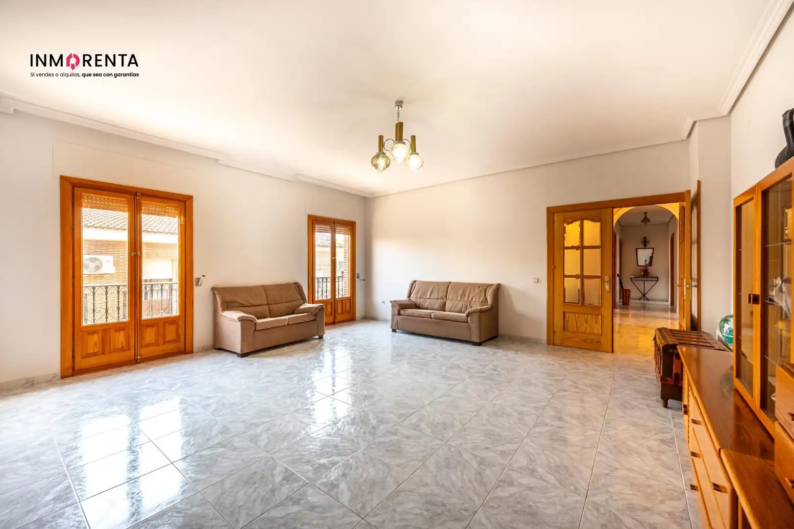 Sala de estar de Casa adosada en venta en La Mata con Calefacción, Terraza y Amueblado