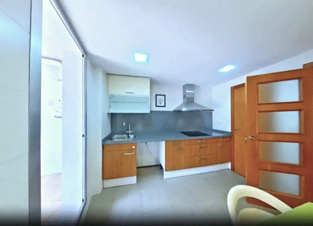 Küche von Maisonette zum Verkauf in Valencia mit Klimaanlage, Heizung und Privatgarten