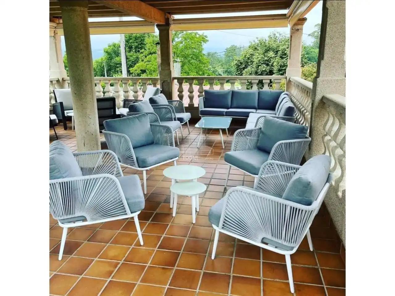 Terraza de Finca rústica en venta en Portas con Jardín privado y Amueblado