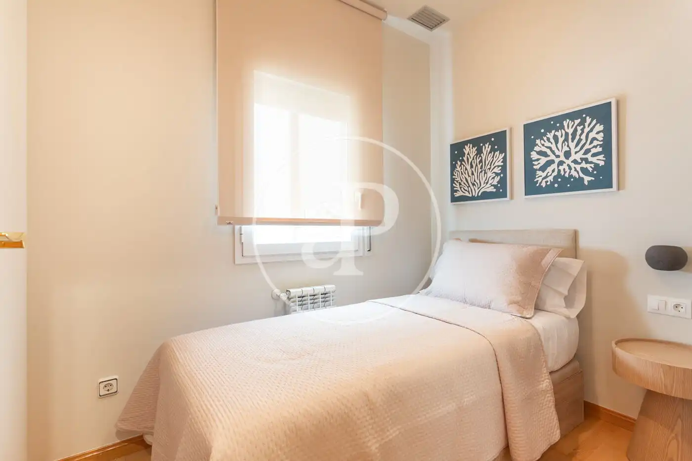 Schlafzimmer von Wohnung zur Miete in Barcelona mit Klimaanlage, Heizung und Möbliert