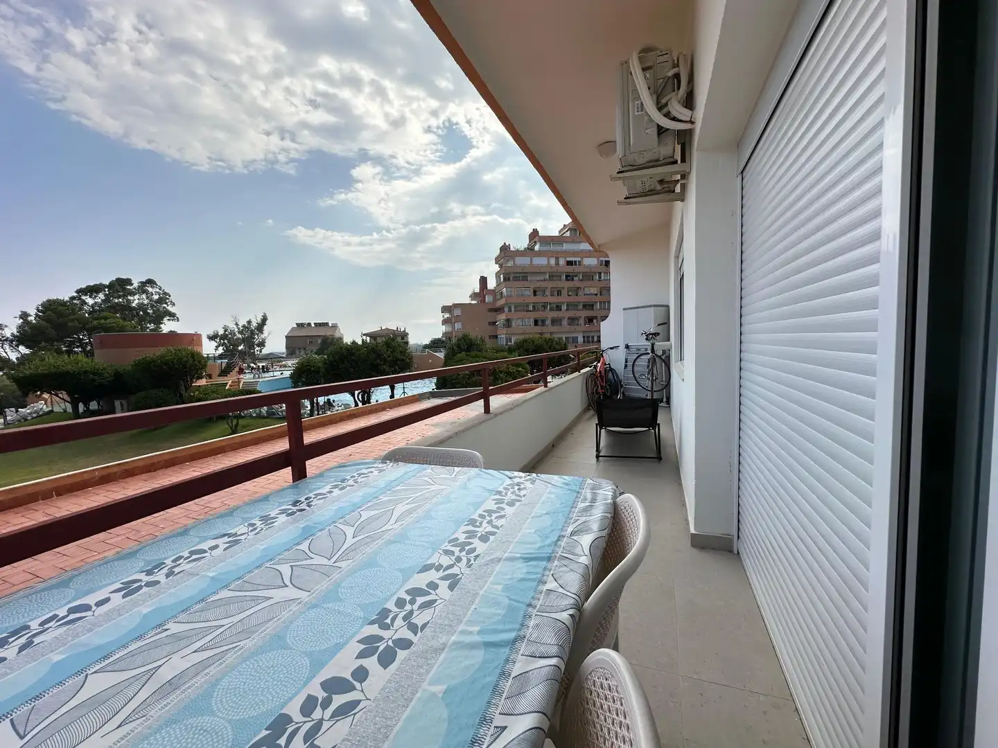 Terrace of Flat for sale in Roses  with Air Conditioner, Heating and Terrace