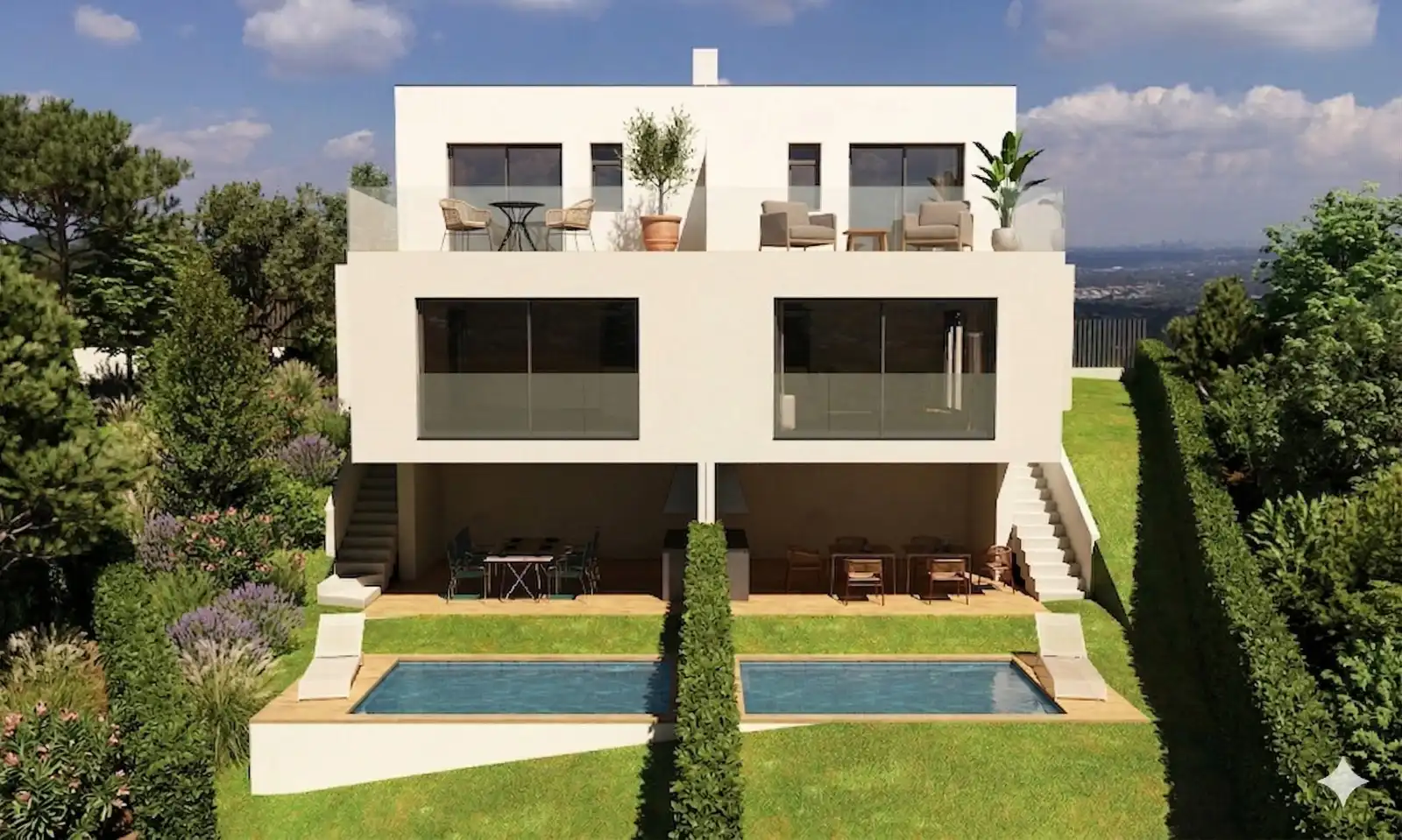Exterior view of Detached homes for sale in Ullastrell  with Air Conditioner, Heating and Private garden