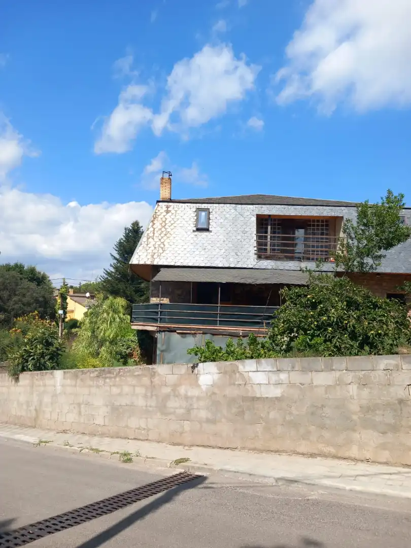 Vista exterior de Casa o xalet en venda en Santpedor amb Jardí privat, Terrassa i Balcó