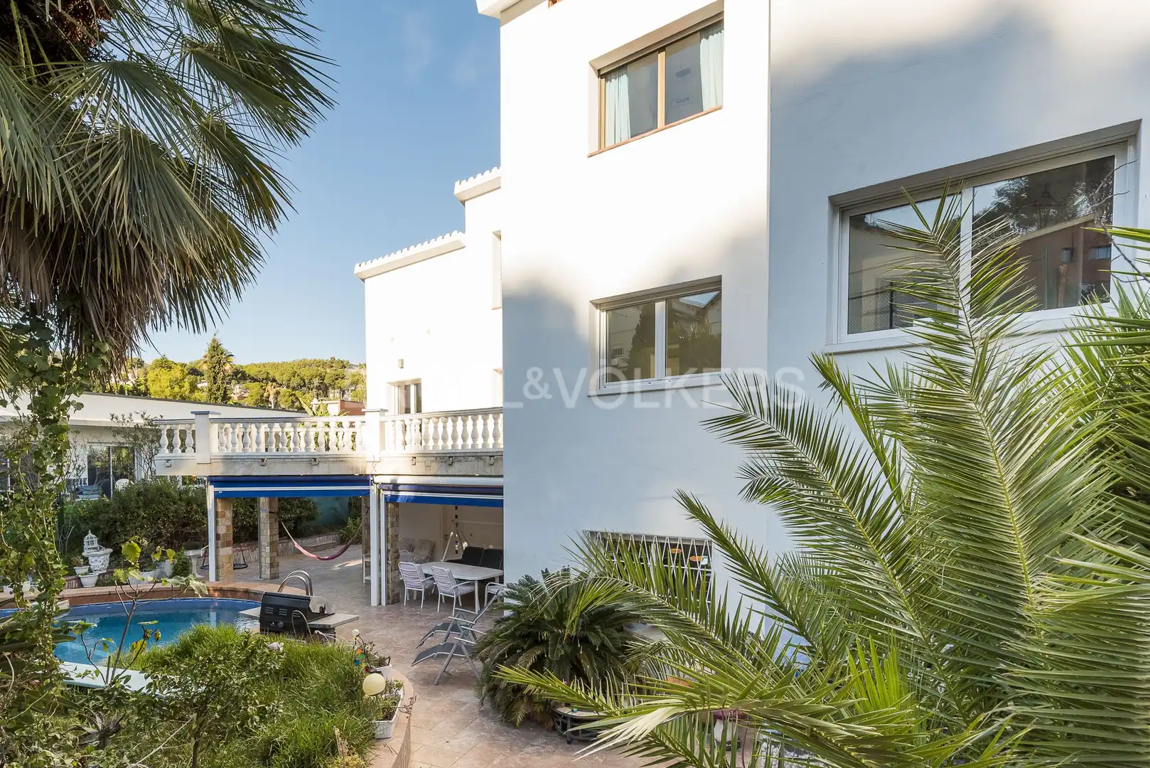 Exterior view of Houses for rent in Castelldefels  with Air Conditioner, Heating and Private garden