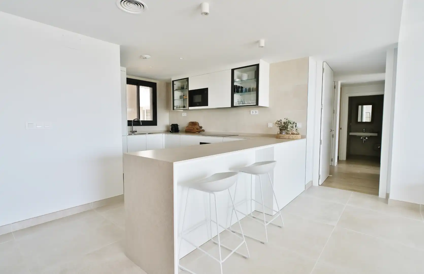 Cocina de Apartamento de alquiler en Sagunto / Sagunt con Aire acondicionado, Calefacción y Terraza