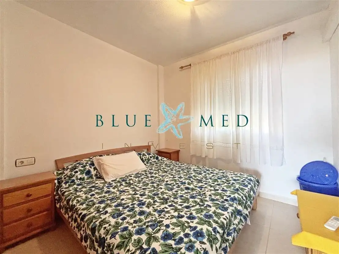 Dormitori de Apartament en venda en Mazarrón amb Aire condicionat, Terrassa i Moblat