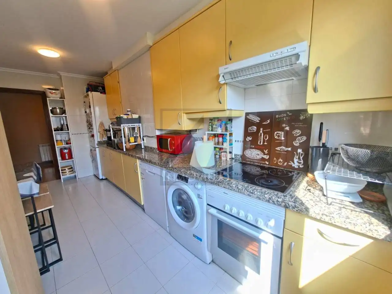 Kitchen of Flat for sale in Gijón   with Heating, Storage room and Furnished