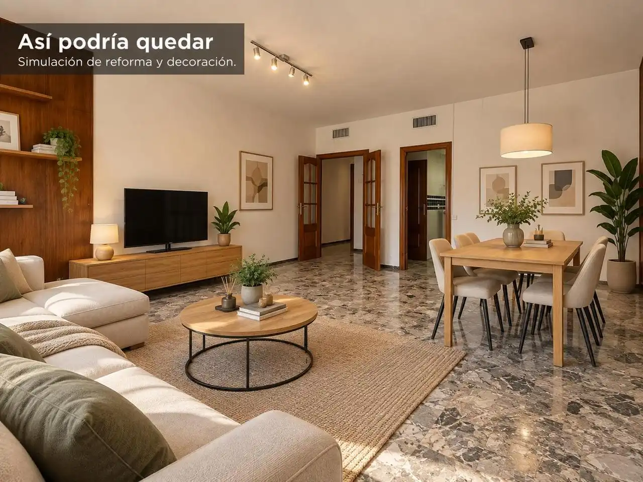 Sala de estar de Piso en venta en Centre