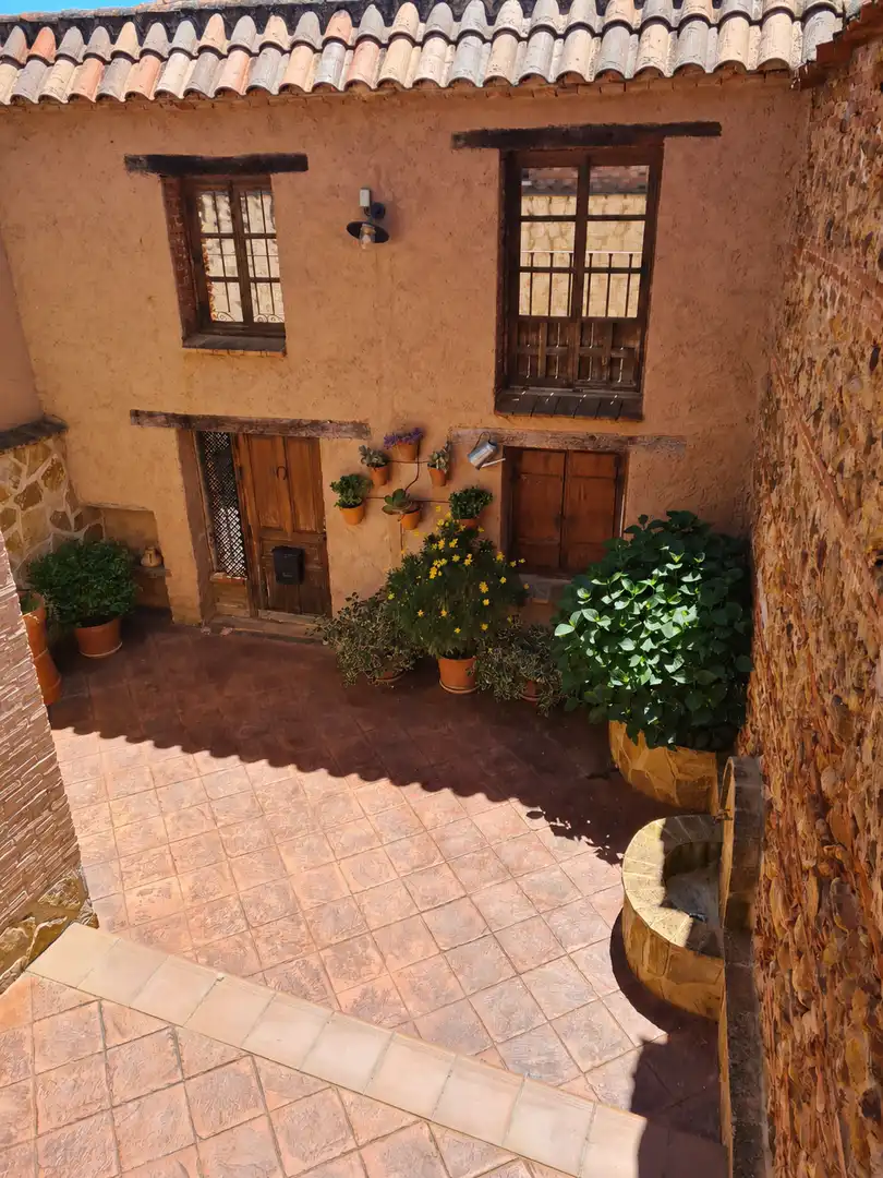 Terrasse von Country house zum Verkauf in Robledillo de Mohernando mit Klimaanlage, Privatgarten und Terrasse