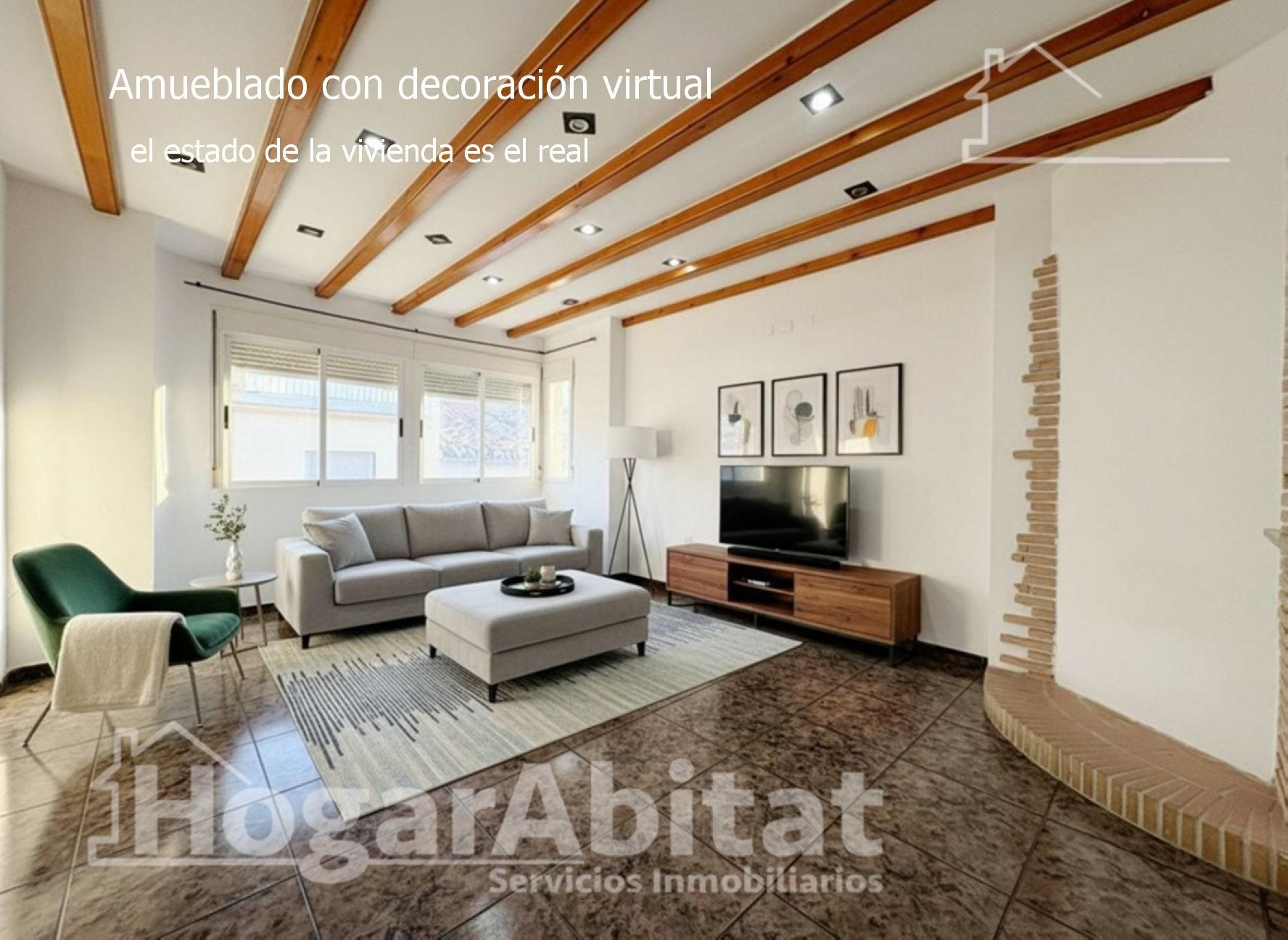 Living room of Flat for sale in Tavernes de la Valldigna  with Air Conditioner, Heating and Storage room