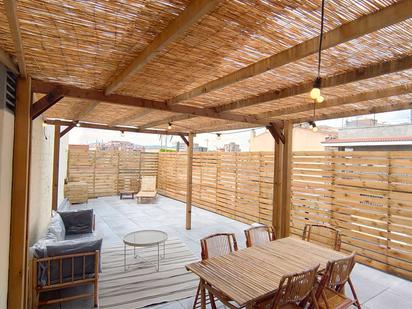 Terrace of Flat to rent in Badalona  with Air Conditioner, Terrace and Furnished