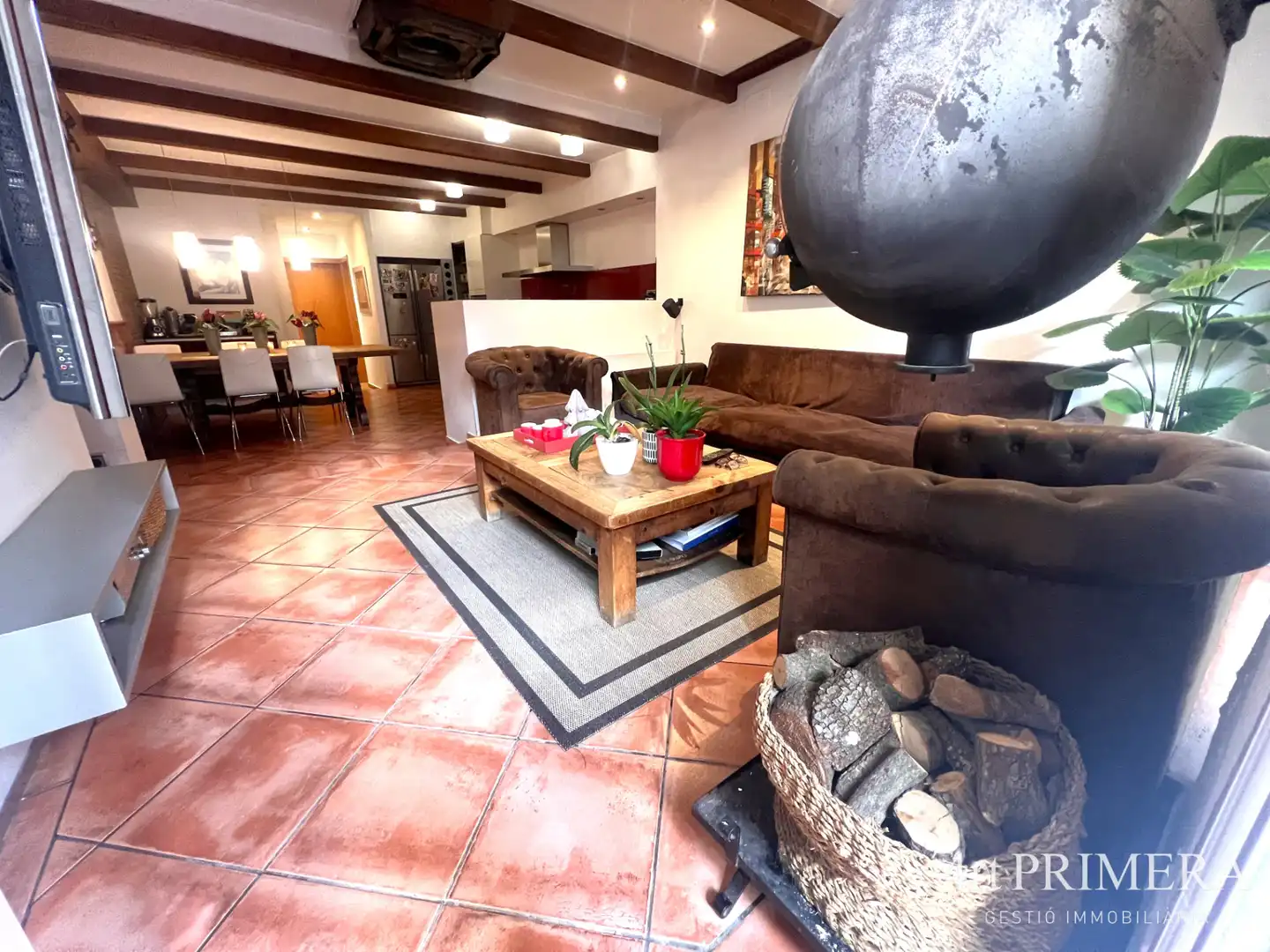 Sala de estar de Casa o chalet en venta en Granollers con Aire acondicionado, Calefacción y Parquet