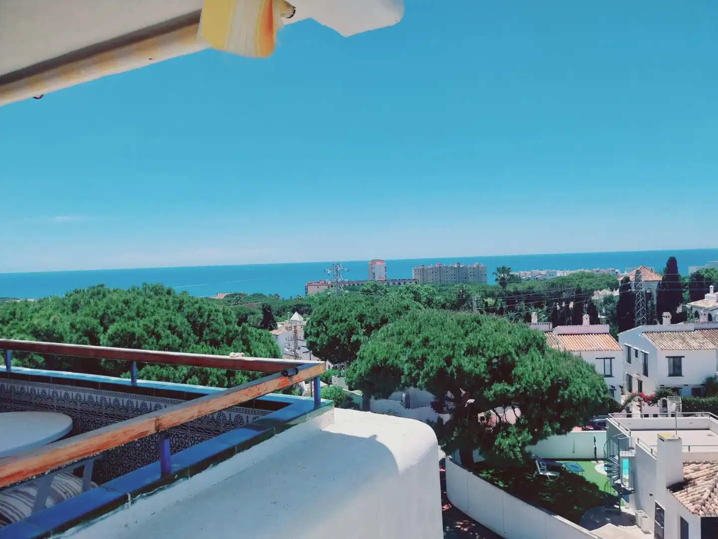 Vista exterior de Apartamento en venta en Mijas con Jardín privado, Terraza y Amueblado