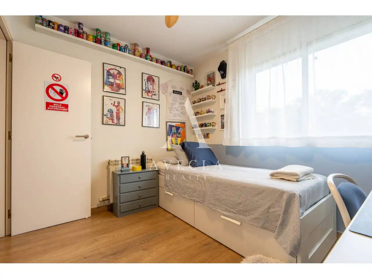 Bedroom of Detached homes for sale in Sant Cugat del Vallès  with Air Conditioner, Heating and Parquet flooring