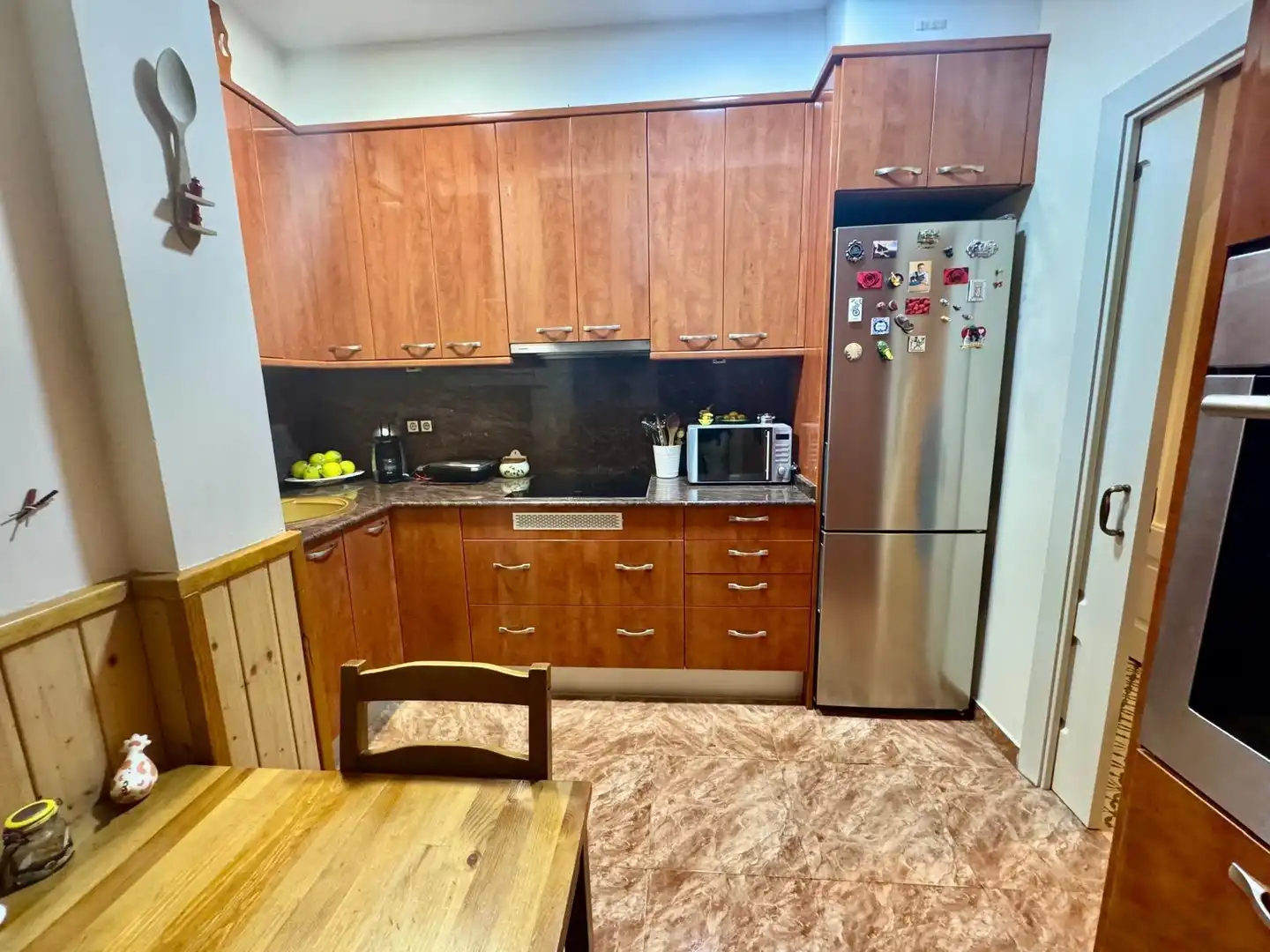 Küche von Wohnung zum Verkauf in Barcelona mit Heizung und Balkon