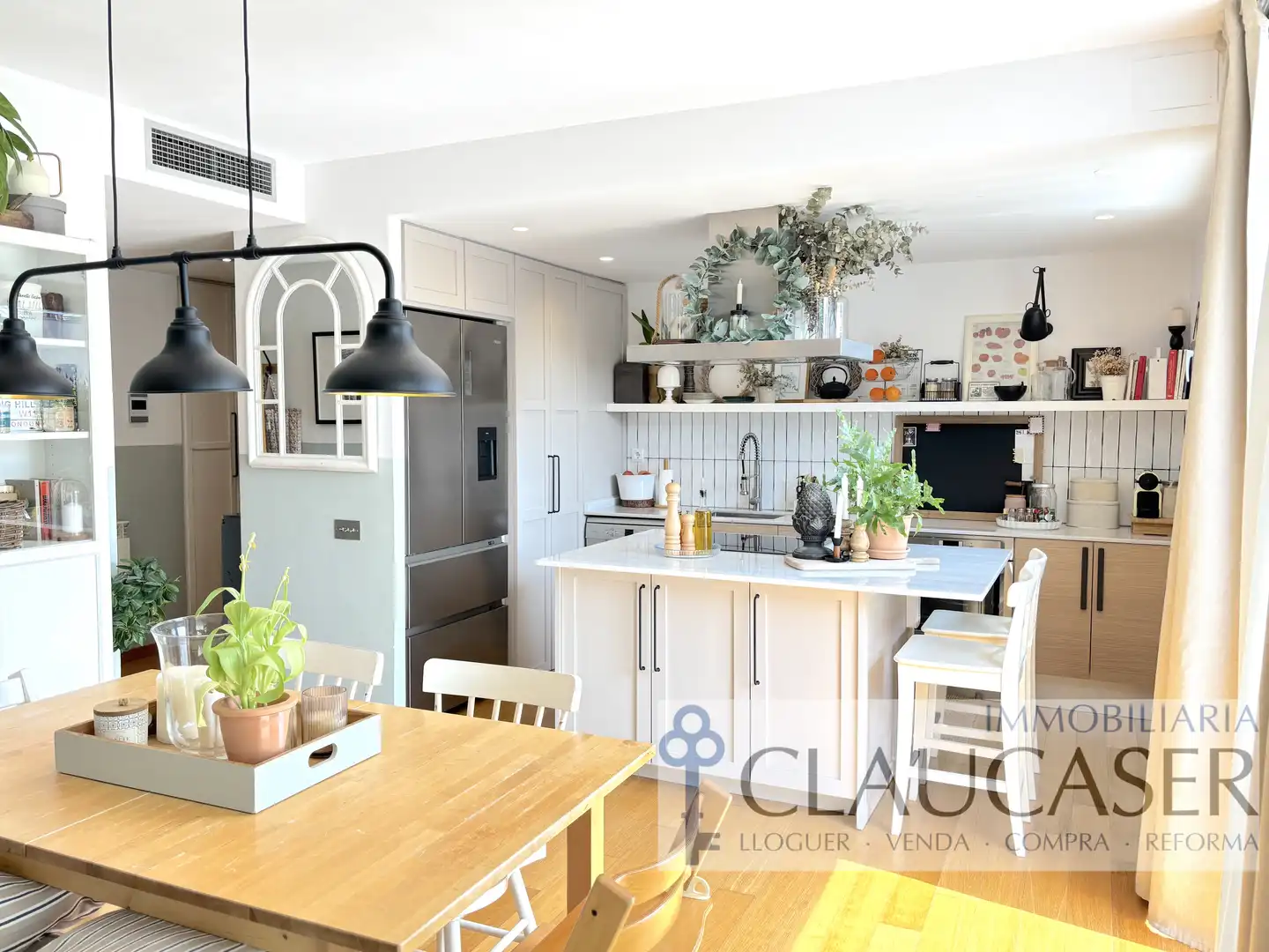 Küche von Wohnung zum Verkauf in Sabadell mit Heizung, Privatgarten und Terrasse