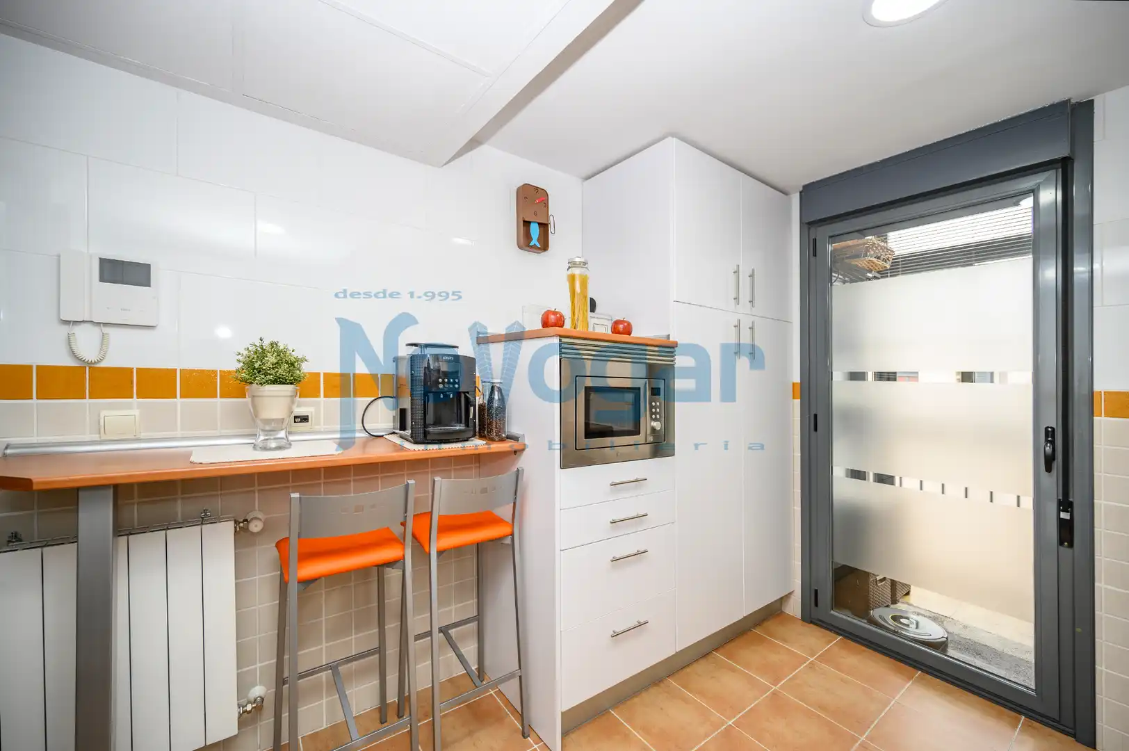 Kitchen of Flat for sale in Móstoles  with Air Conditioner, Heating and Parquet flooring