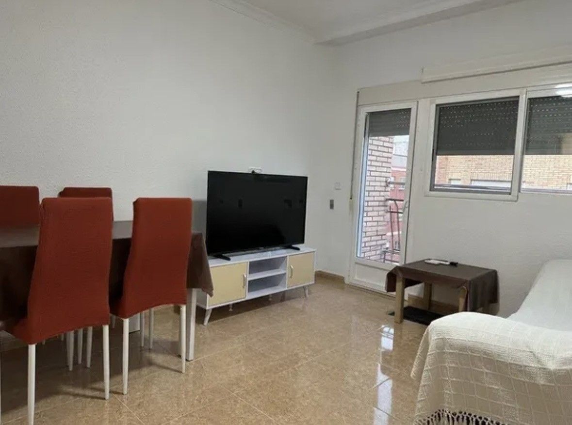 Living room of Flat to share in  Murcia Capital  with Air Conditioner and Furnished