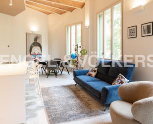 Living room of Apartment to rent in  Barcelona Capital  with Air Conditioner, Heating and Parquet flooring