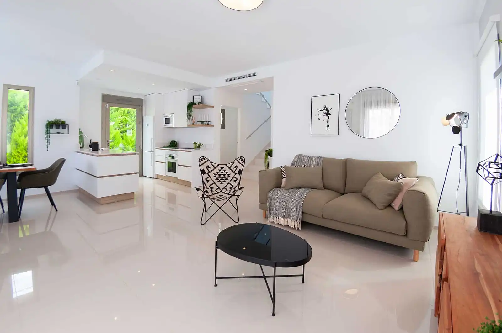Sala d'estar de Casa o xalet en venda en Los Alcázares amb Aire condicionat, Jardí privat i Terrassa