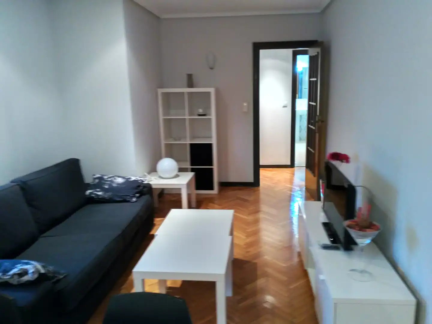 Sala de estar de Piso de alquiler en Zaragoza con Aire acondicionado, Calefacción y Parquet
