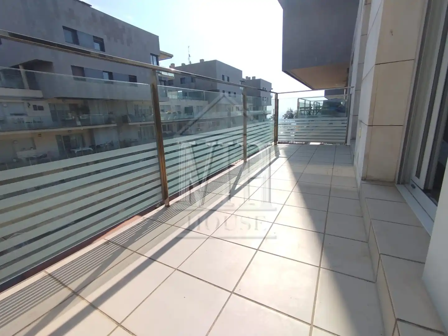 Terrace of Flat for sale in Badalona  with Air Conditioner, Heating and Furnished