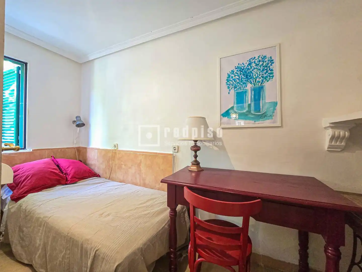 Dormitori de Casa o xalet de lloguer en Collado Mediano amb Calefacció, Jardí privat i Terrassa
