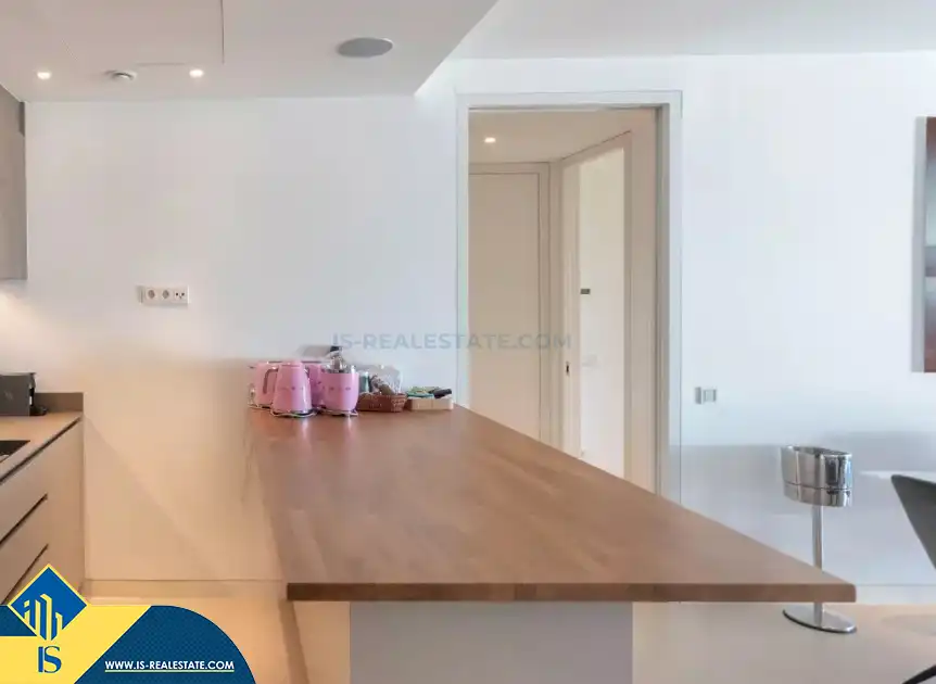 Kitchen of Flat for sale in Santa Eulària des Riu  with Terrace, Swimming Pool and Furnished