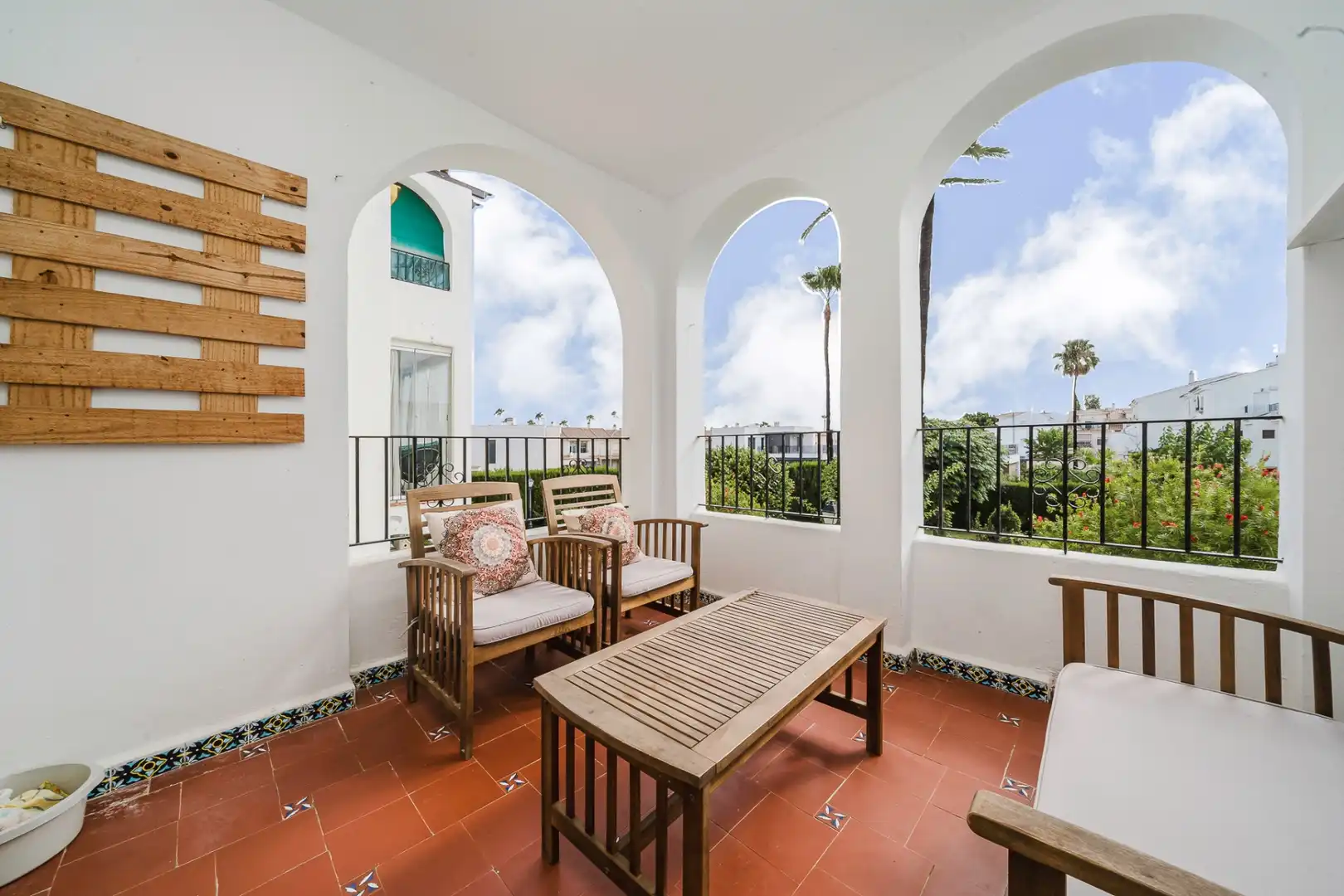 Terrassa de Apartament de lloguer en Santiago de la Ribera