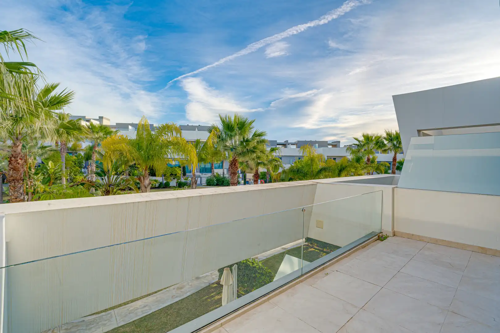 Terraza de Casa adosada en venta en Mijas con Aire acondicionado, Jardín privado y Terraza