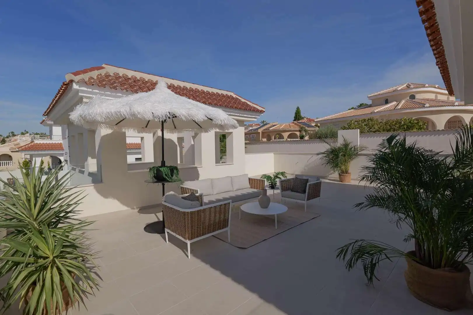 Terraza de Casa o chalet en venta en Rojales con Jardín privado, Terraza y Piscina
