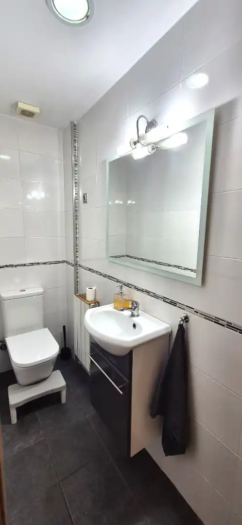 Bany de Dúplex en venda en Badalona amb Aire condicionat, Calefacció i Parquet