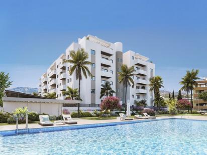 Vista exterior de Apartament en venda en Algarrobo amb Aire condicionat, Terrassa i Piscina