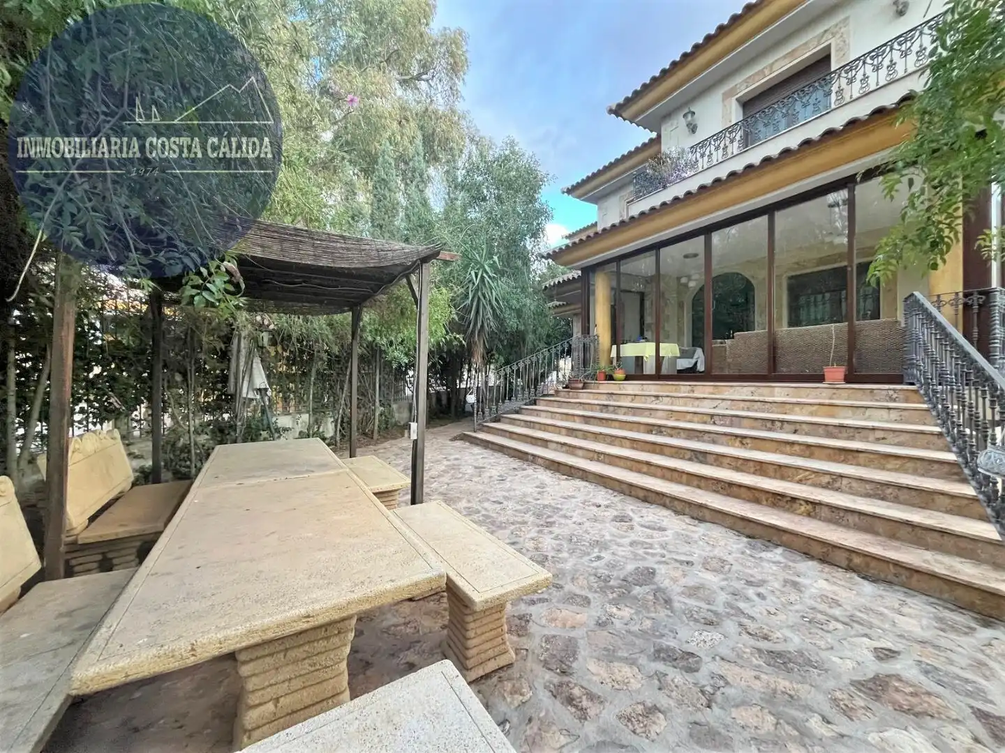 Garden of Houses for sale in Lorca  with Air Conditioner, Heating and Private garden