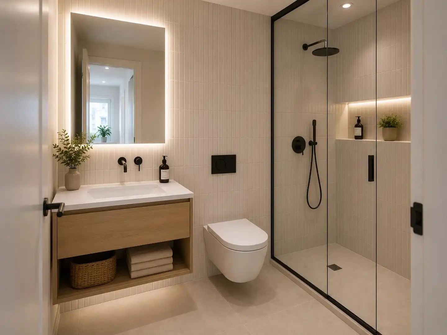 Baño de Planta baja en venta en Sabadell con Aire acondicionado, Calefacción y Jardín privado