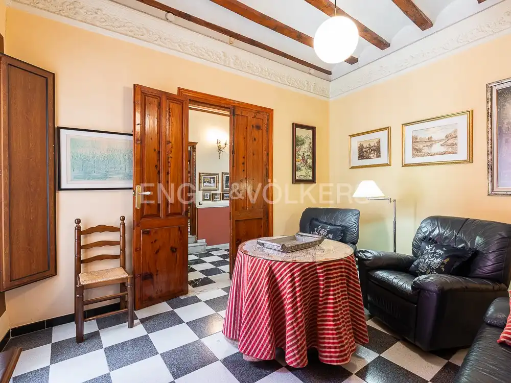 Sala d'estar de Casa o xalet en venda en Albalat de la Ribera amb Aire condicionat, Calefacció i Terrassa