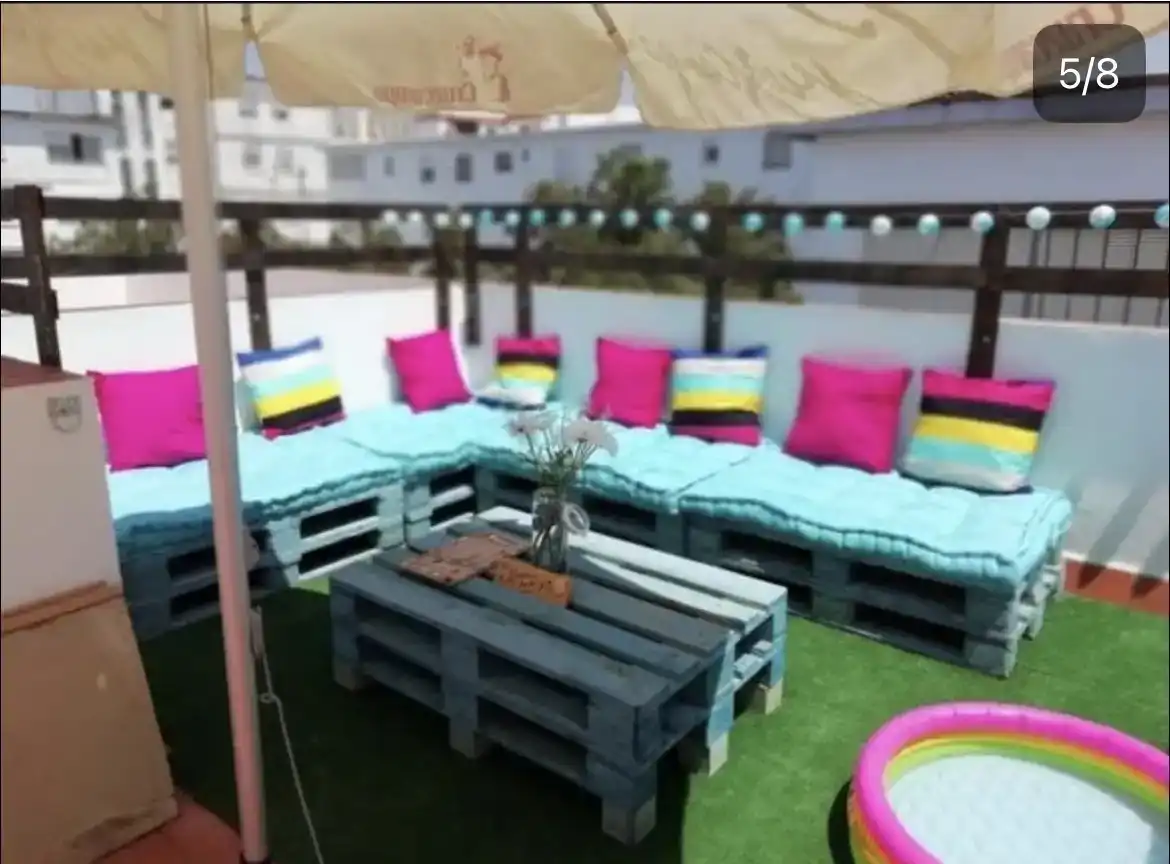 Terrasse von Wohnung zur Miete in Conil de la Frontera