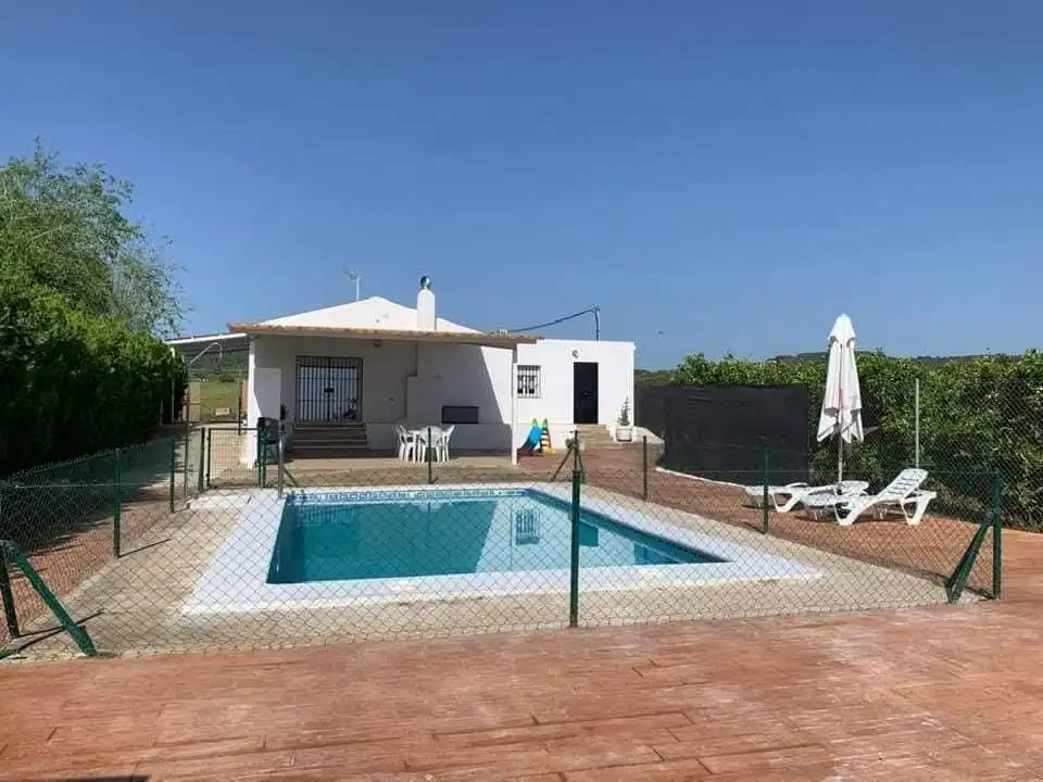 Swimming pool of Flat for sale in Lora del Río  with Air Conditioner, Heating and Swimming Pool