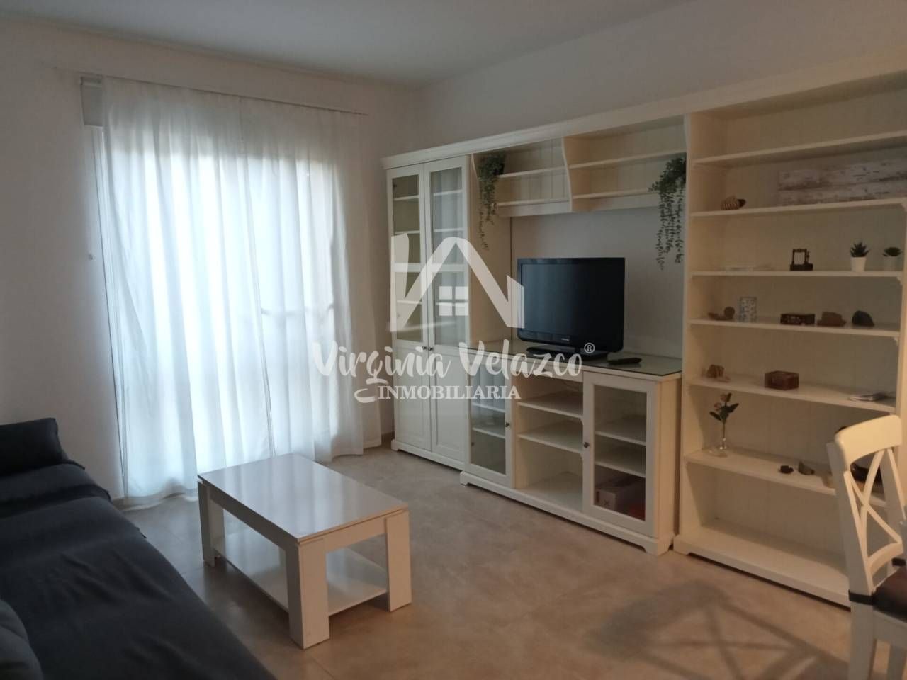 Living room of Flat to rent in Rincón de la Victoria  with Air Conditioner and Community pool