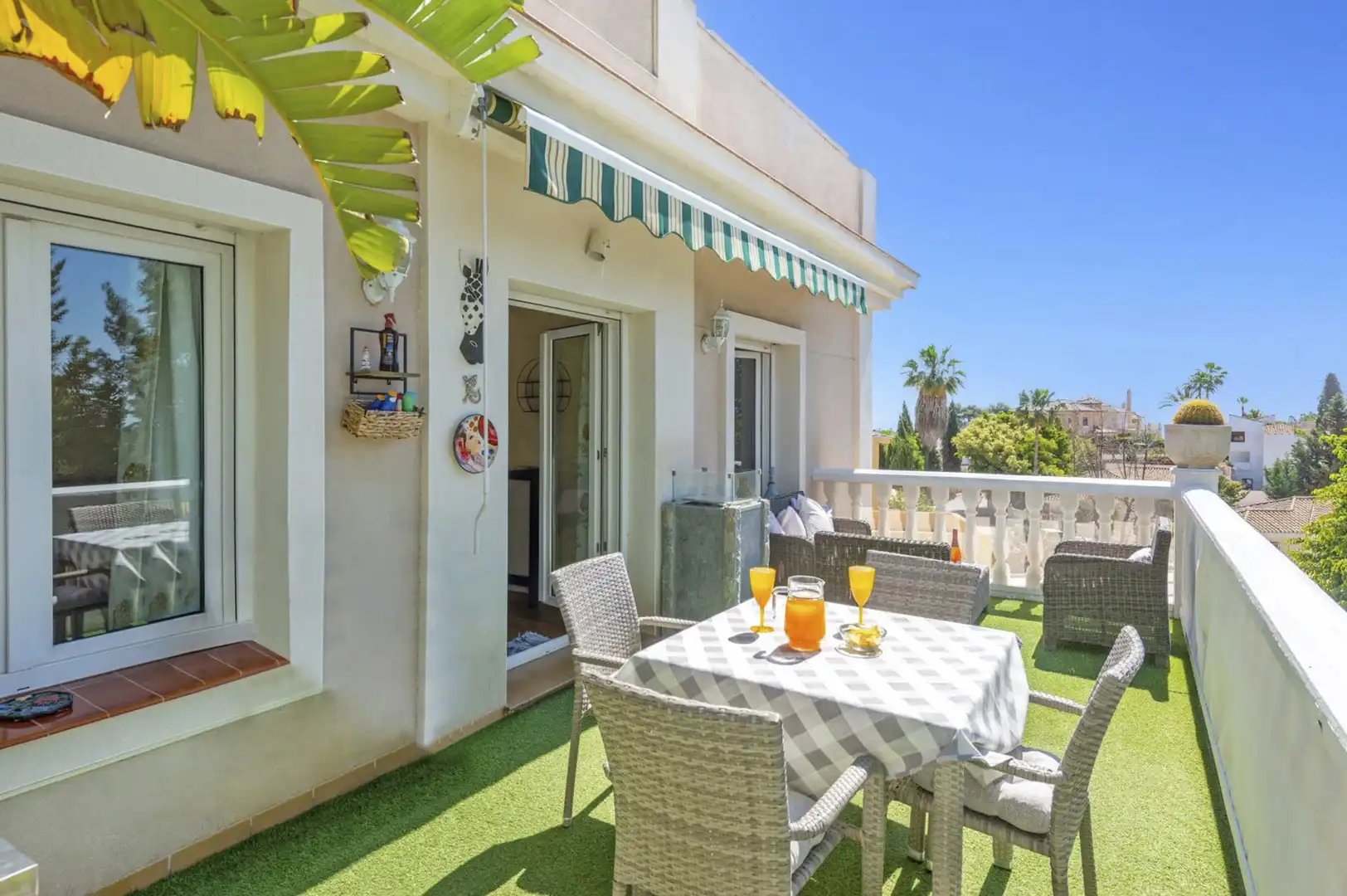 Terrassa de Casa o xalet en venda en Mijas amb Jardí privat i Piscina