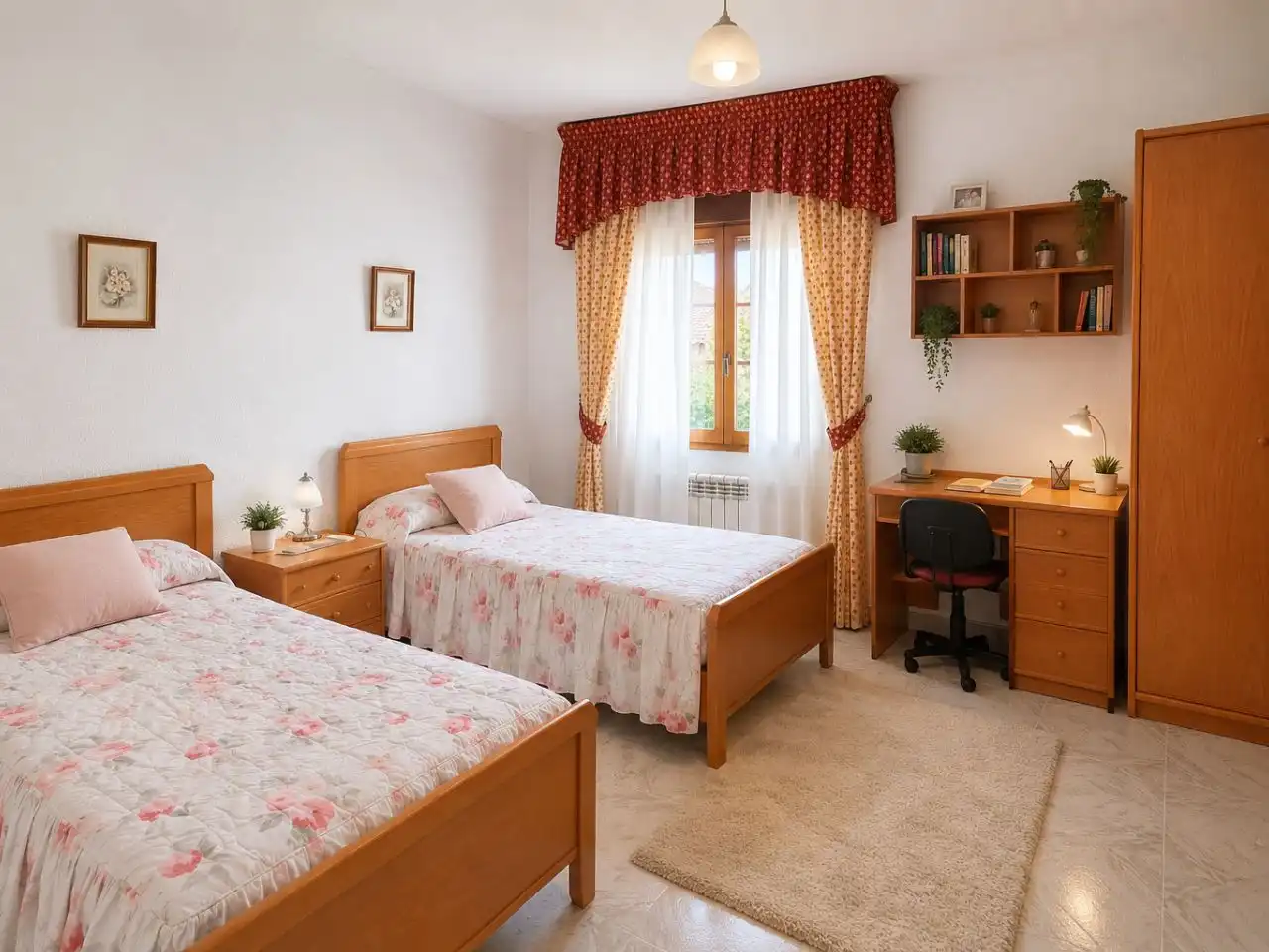 Dormitori de Casa adosada de lloguer en Cabezuela del Valle amb Calefacció, Parquet i Terrassa