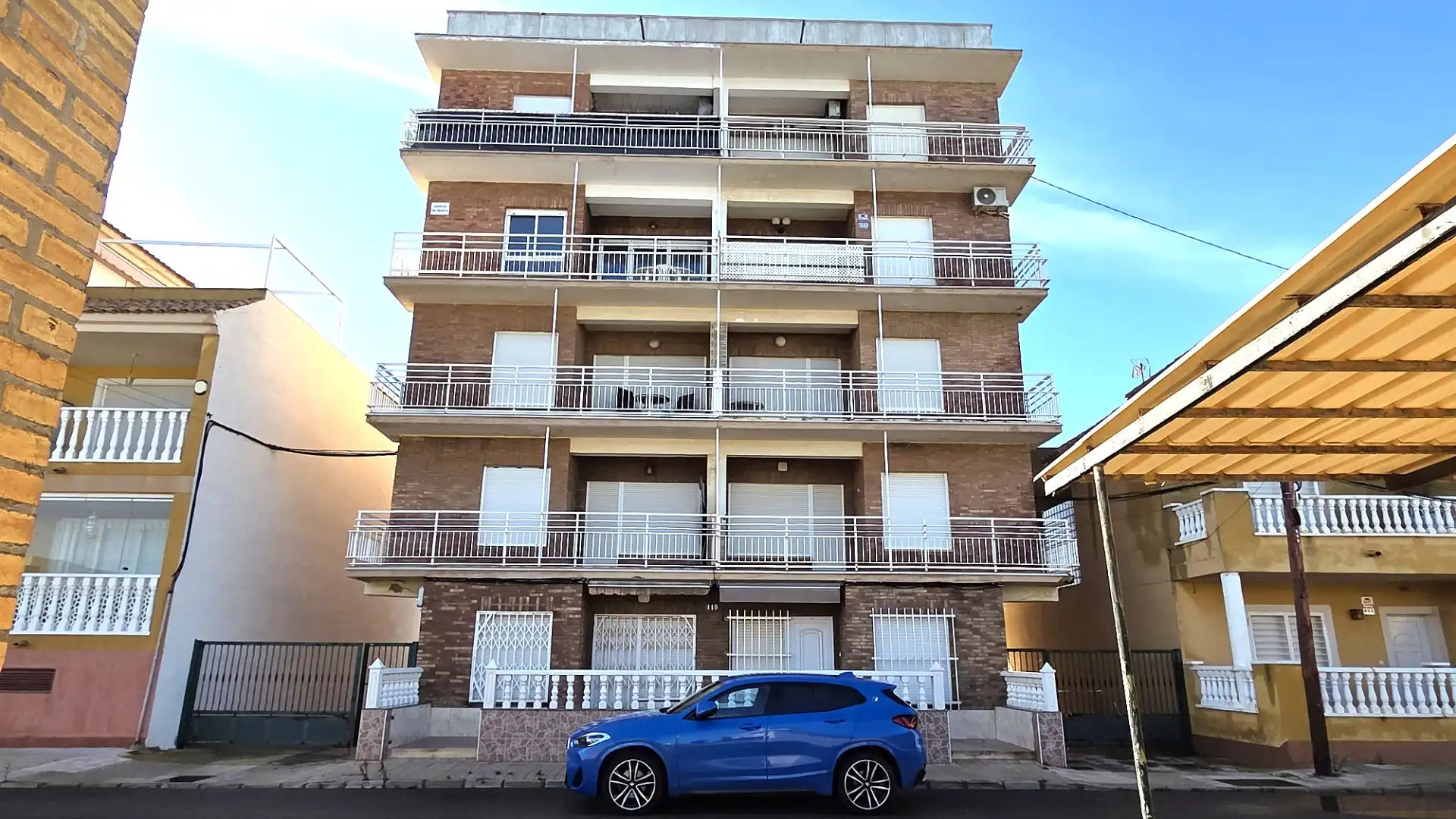 Exterior view of Flat for sale in Cartagena  with Terrace, Furnished and Oven