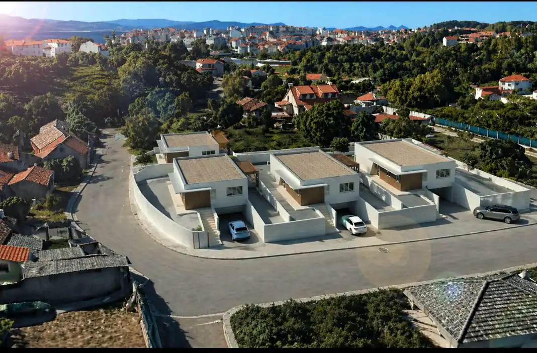 Vista exterior de Casa o xalet en venda en Sanxenxo amb Aire condicionat, Calefacció i Jardí privat