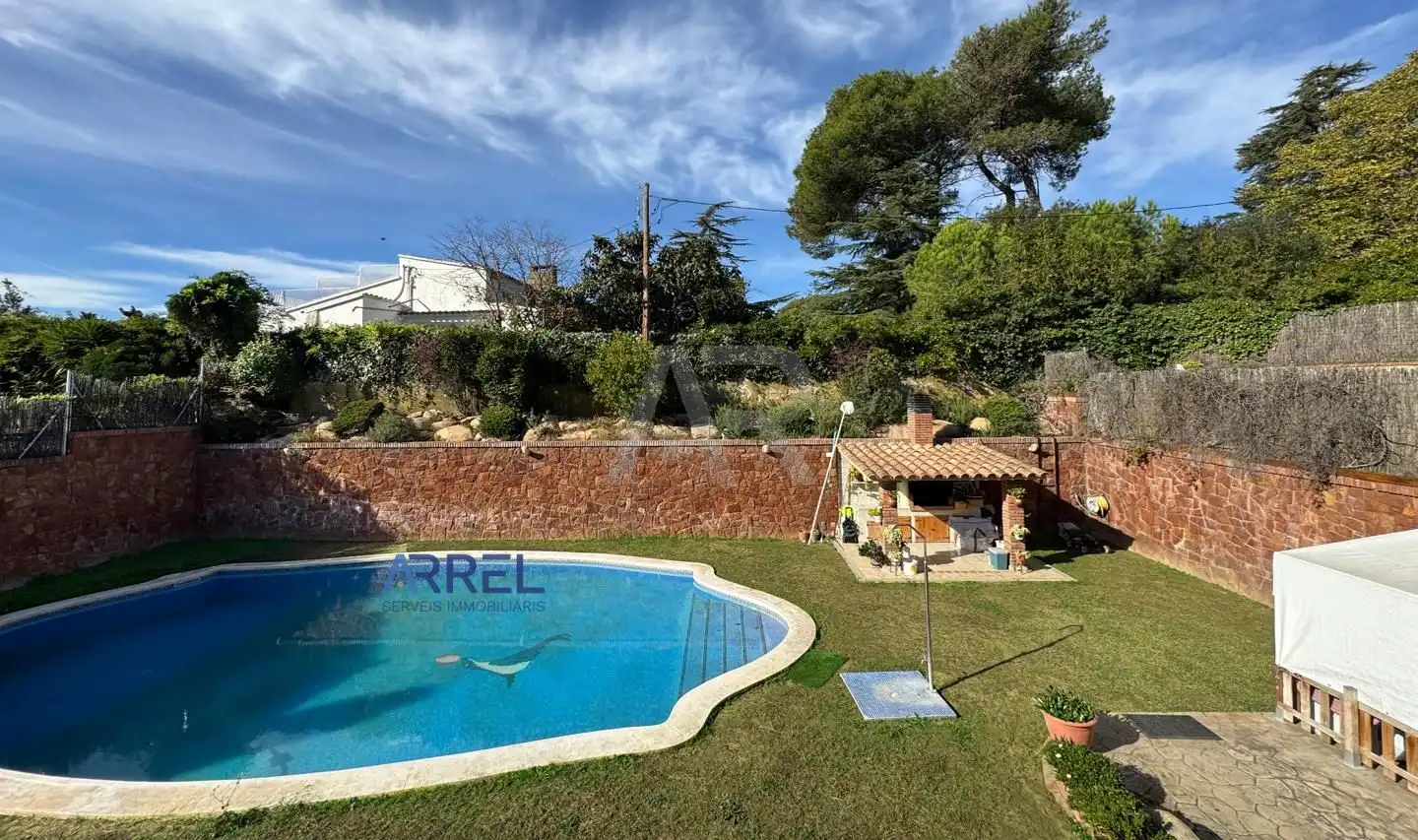 Piscina de Casa o chalet en venta en Vallromanes con Jardín privado, Terraza y Piscina